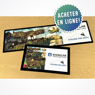 Tapis de bar imprimé