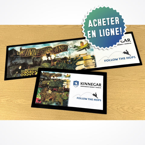Tapis de bar imprimé